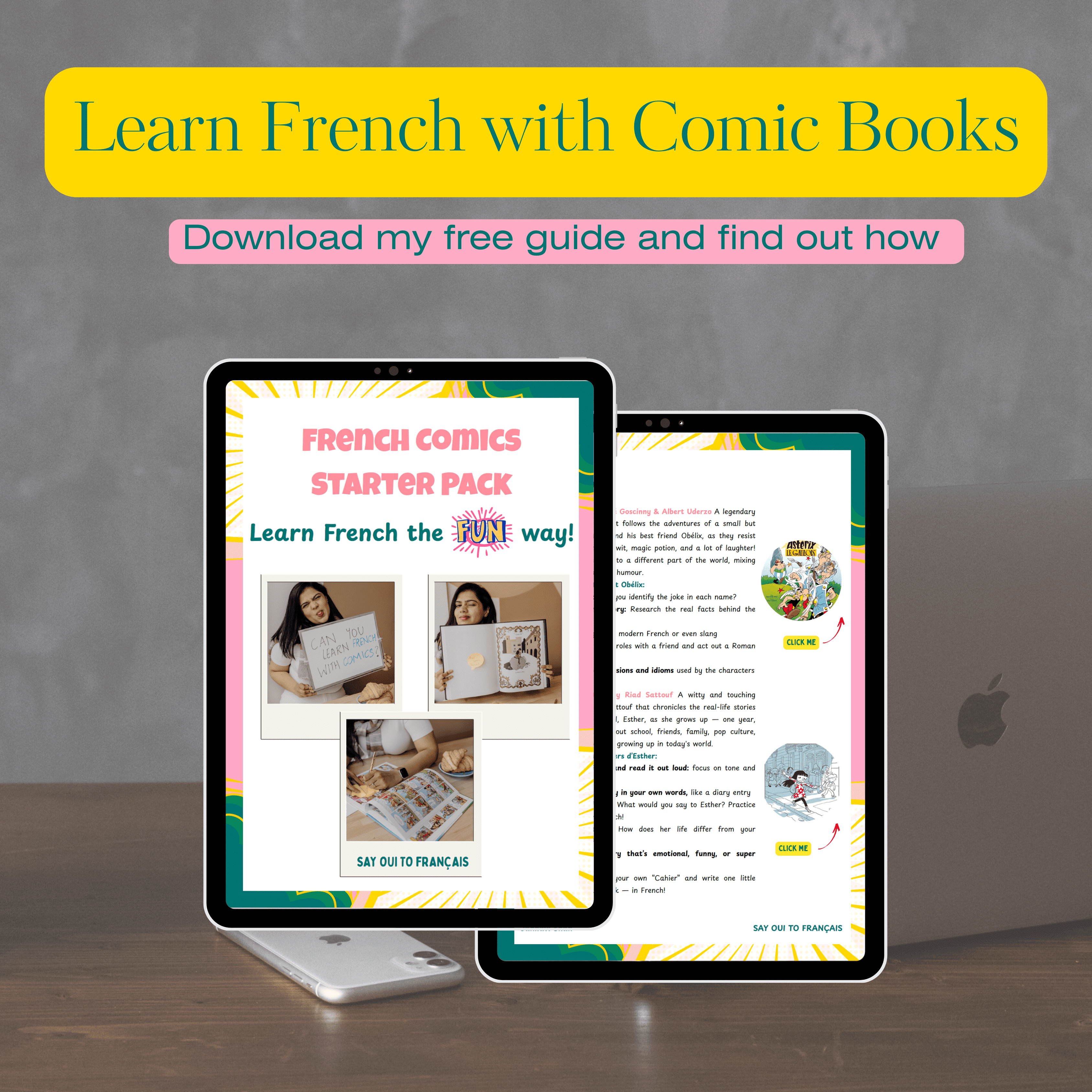 Learn French with Comic Books 